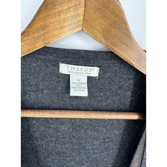 Tweeds Long Sleeve  Open Front Merino Wool Cardigan Size S - Picture 5 of 7